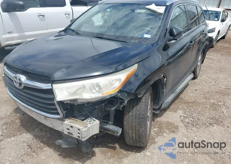 2015 Toyota Highlander Xle V6 z USA, uszkodzony, nr VIN 5TDKKRFH2FS050649